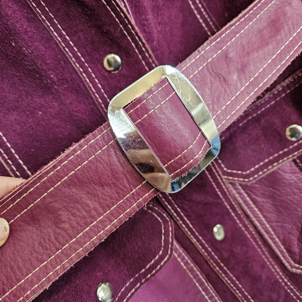 Reversible leather/suede jacket - Picture 16 of 16